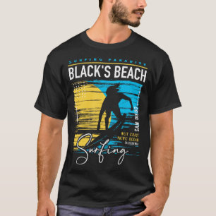 Camiseta Playa Retro Blacks San Diego Surf Vintage