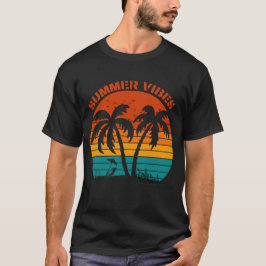 Camiseta Playa Retro de Vibes de Verano