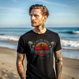 Camiseta Playa Retro Flagler