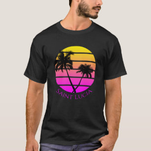 Camiseta Playa Retro Santa Lucía