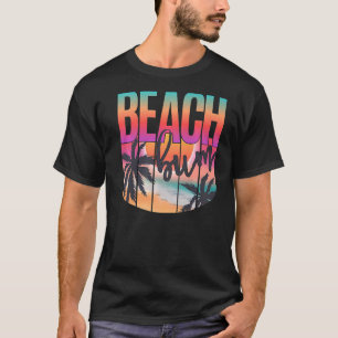 Camiseta Playa Retro Vintage Bum Beach vacaciones de verano