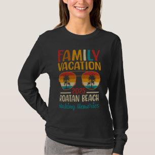 Camiseta Playa Roatan Honduras Vacaciones Familiares Coinci