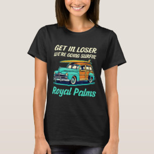 Camiseta Playa Royal Palms California Surf Mujeres Hombres 
