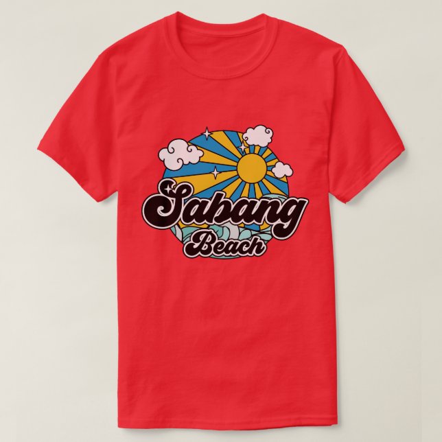 Camiseta Playa Sabang (Diseño del anverso)