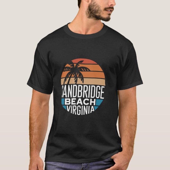 Camiseta Playa Sandbridge US Virginia (Anverso)