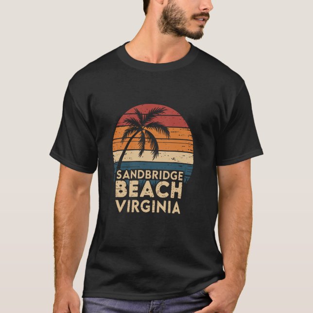 Camiseta Playa Sandbridge US Virginia (Anverso)