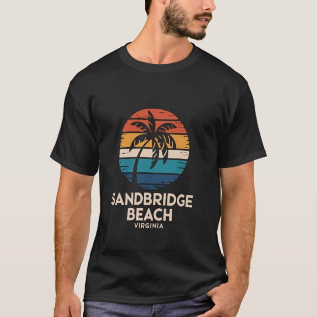 Camiseta Playa Sandbridge US Virginia (Anverso)