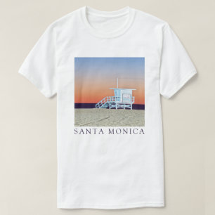 Camiseta Playa Santa Mónica   Los Ángeles, California