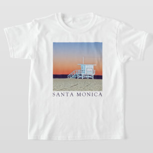Camiseta Playa Santa Mónica   Los Ángeles, California