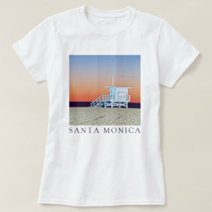 Camiseta Playa Santa Mónica   Los Ángeles, California