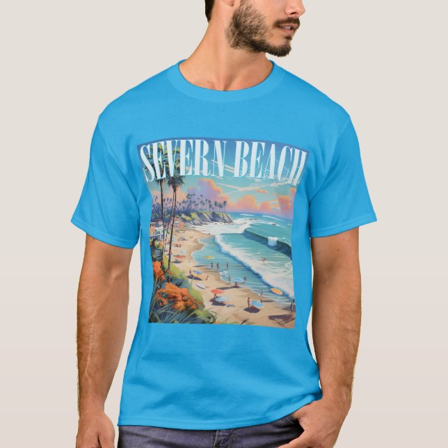 Camiseta Playa Severn (Anverso)