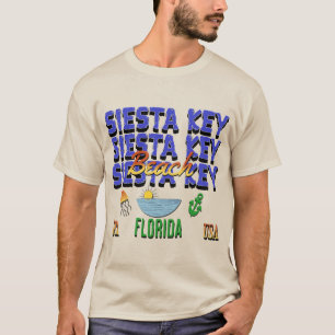 Camiseta Playa Siesta Key, Florida