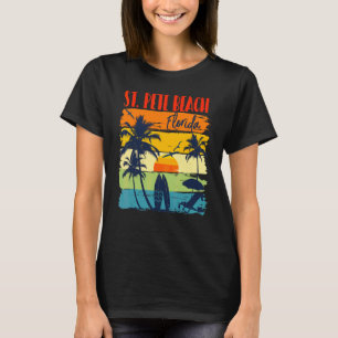 Camiseta Playa St Pete Florida2022 Vacaciones Mejor Amigo