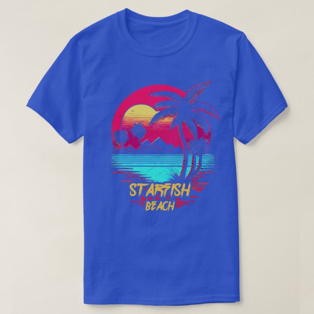 Camiseta Playa Starfish (Diseño del anverso)