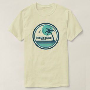 Camiseta Playa Stinson California Palma Pájaros