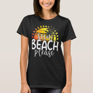 Camiseta Playa Sun Beach Por Favor Playa Tropical De Verano