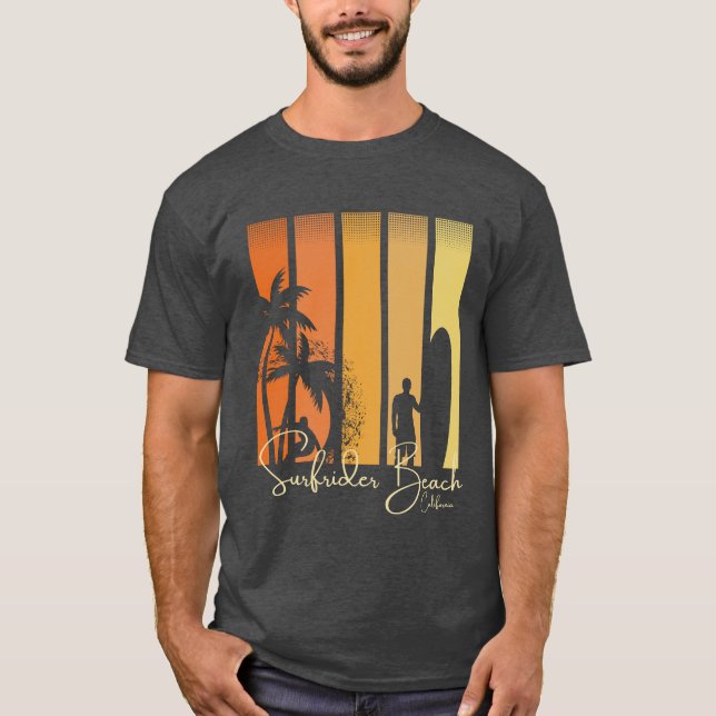 Camiseta Playa Surfrider California Surfing (Anverso)