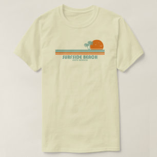Camiseta Playa Surfside Beach Carolina del Sur Palmeras del