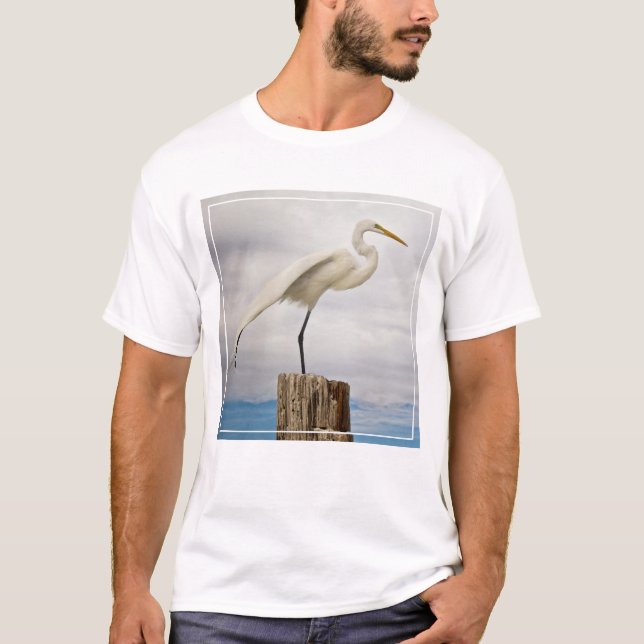 Camiseta Playa talentosa del Egret el | fuerte Myers, la (Anverso)