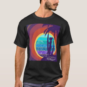 Camiseta Playa Tola Rivas Nicaragua Mapa Artesanía Craft So