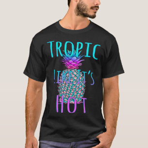 Camiseta Playa tropical como caliente