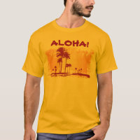 Playa Tropical De ALOHA Con Palmeras