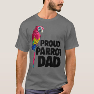 Camiseta Playa Tropical de Aloha Proud Parrot Dad