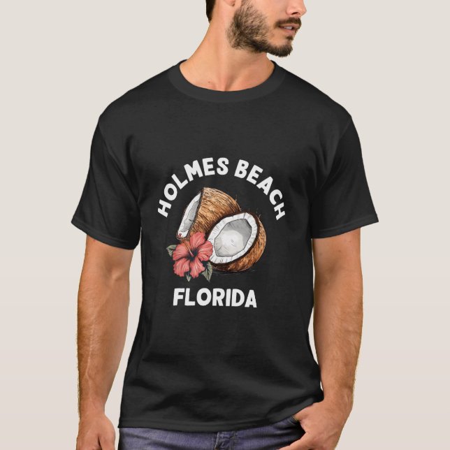 Camiseta Playa Tropical de Cocoteros de Florida (Anverso)