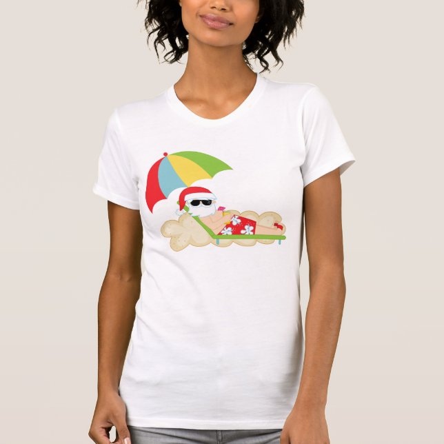 Camiseta Playa Tropical de Santa (Anverso)