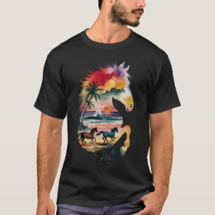 Camiseta Playa Tropical de Sunset