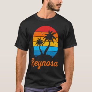Camiseta Playa Tropical de Vacaciones Familiares de Reynosa