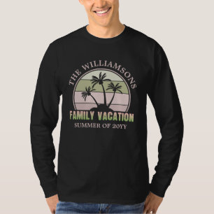 Camiseta Playa tropical de vacaciones para familias persona