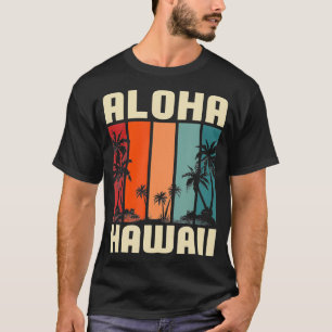 Camiseta Playa Tropical Palm Trees De Verano De Hawái Aloha