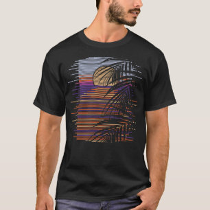 Camiseta Playa Tropical Palm Tremens Sintonización Verano
