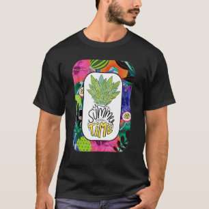 Camiseta Playa Tropical Púrpura Hawaiana Aloha Purple Hawa