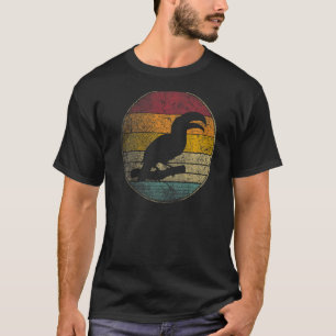 Camiseta Playa Tropical Turca De Pájaros Gif Retro Estilo V