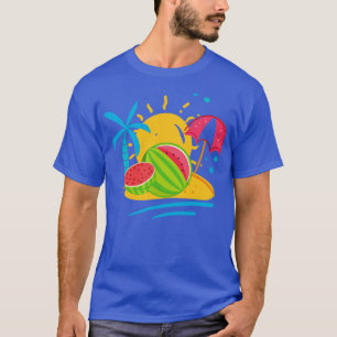 Camiseta Playa Tropical Verano Sol Melón Lover Fruit Waterm