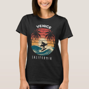 Camiseta Playa Venice California olas de tabla de surf Play