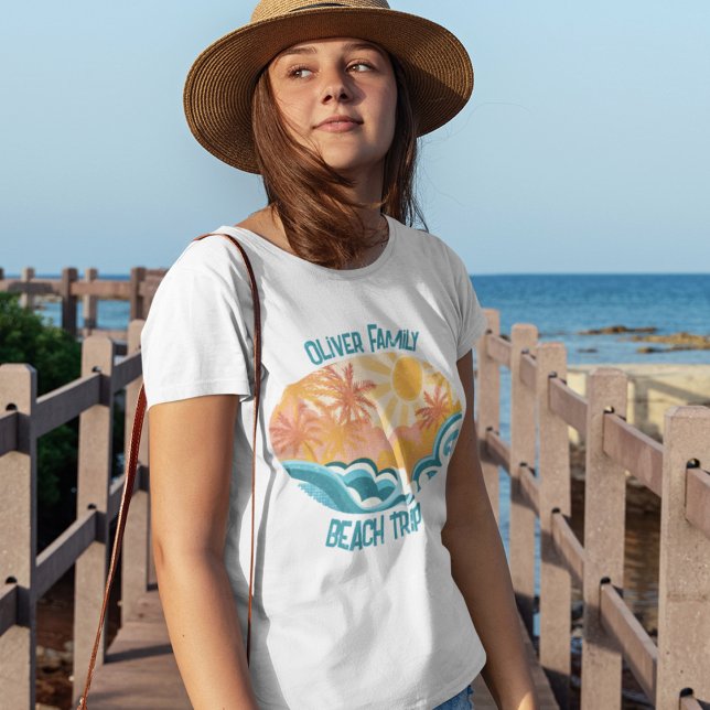 Camiseta Playa virgen cuta olas de sol vacaciones mujeres (Subido por el creador)