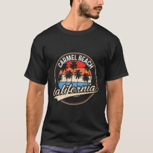 Camiseta Playa virgen de Carmel Beach California Palm Tree