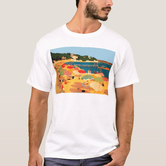 Camiseta Playa virgen de Riviera Francesa (Anverso)