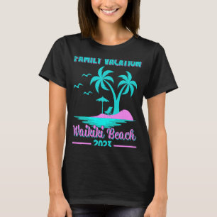Camiseta Playa Waikiki de Palm Tree Hawaii 2023