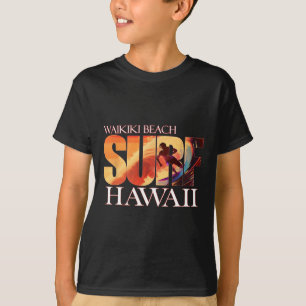 Camiseta Playa Waikiki Hawaii Islas Hawaianas Surf para hom