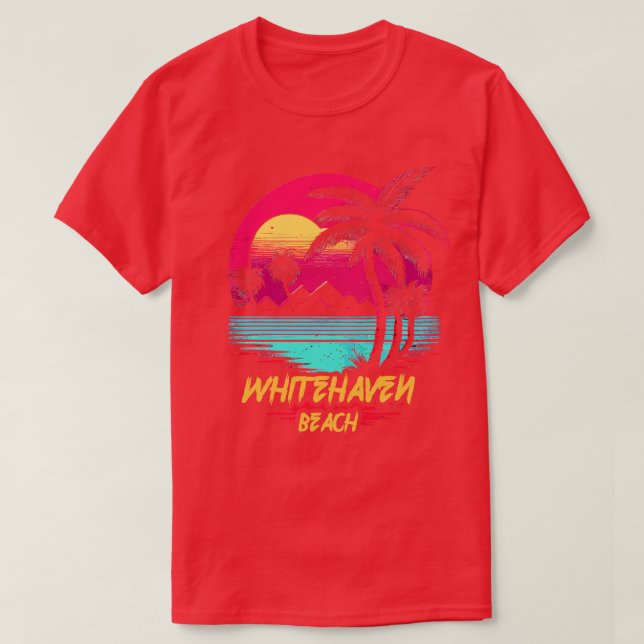 Camiseta Playa Whitehaven (Diseño del anverso)