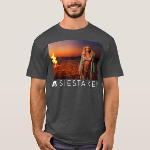 Camiseta Playa Y Chica De Siesta Key