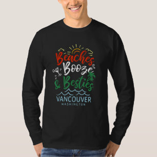 Camiseta Playas, alcohol y amigas Vancouver Verano Canadá 