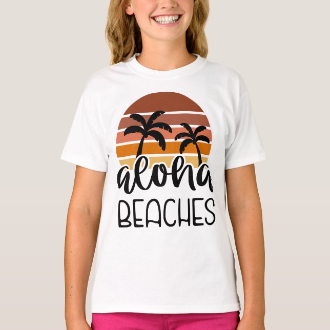 Camiseta Playas Aloha  (Anverso)