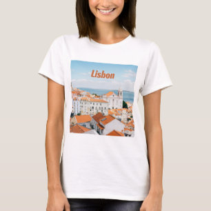 Camiseta Playas atlánticas de Lisboa Portugal Rostro