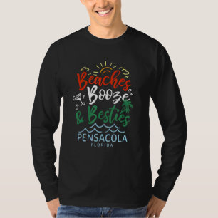 Camiseta Playas Booze Y Bestias Pensacola Summer Florida