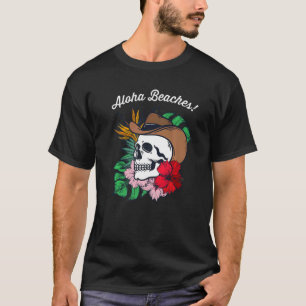 Camiseta Playas de Aloha para Y'all Hawaiano Cowboy Texas H
